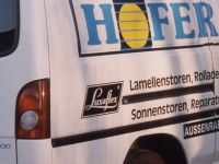 Fahrzeugbeschriftung Hofer